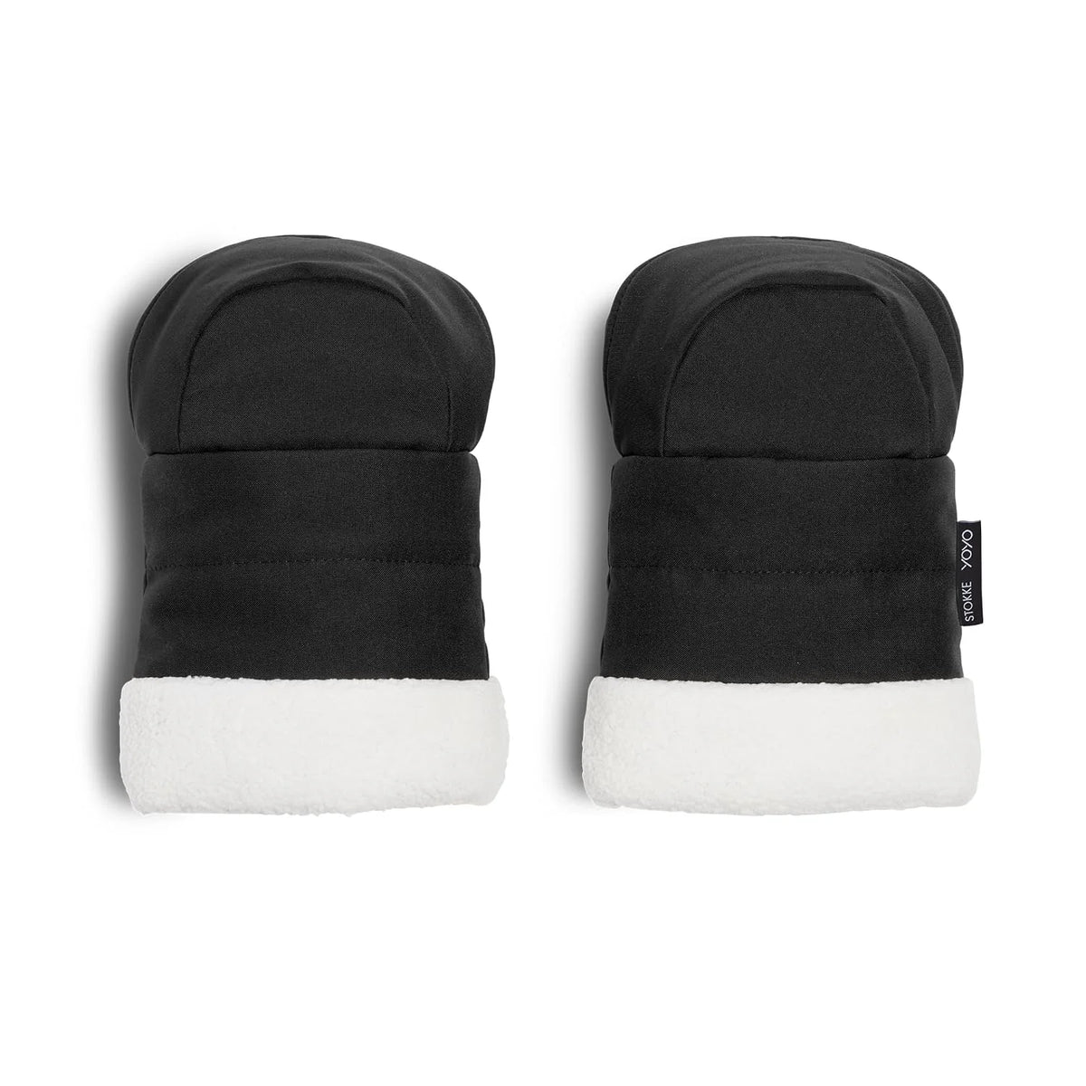 Stokke YOYO Mittens - Sherpa Lining & Double Padding - Attach to Stroller Handlebar - Machine Washable - Includes Carrying Bag