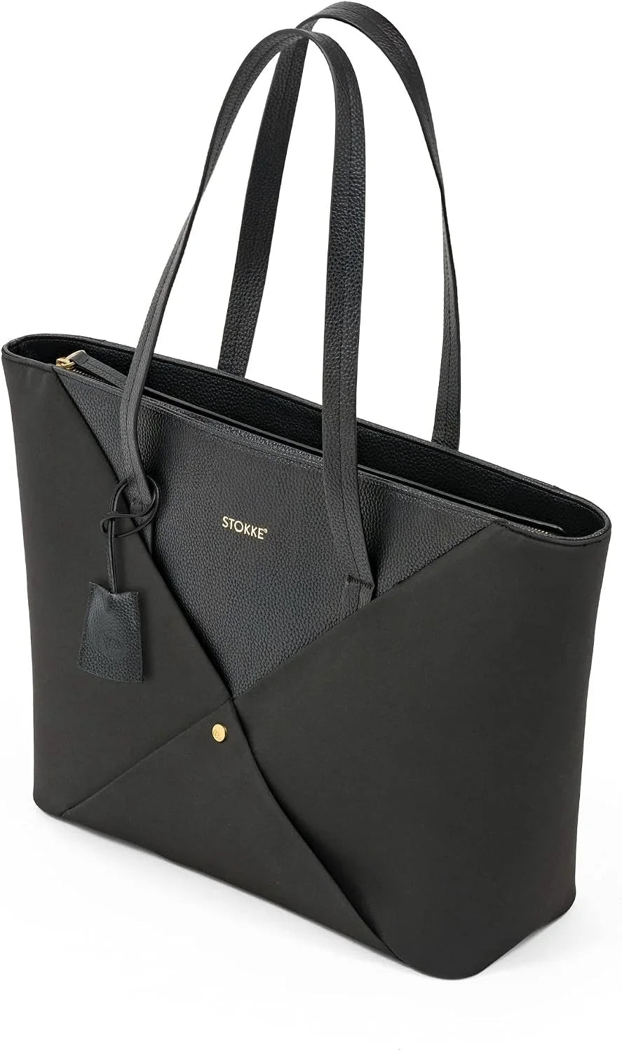 Stokke Xplory X Changing Bag, Signature - Looks Like a Luxury Handbag - Includes Foldable Changing Mat - Water Repellent, Easy to Clean