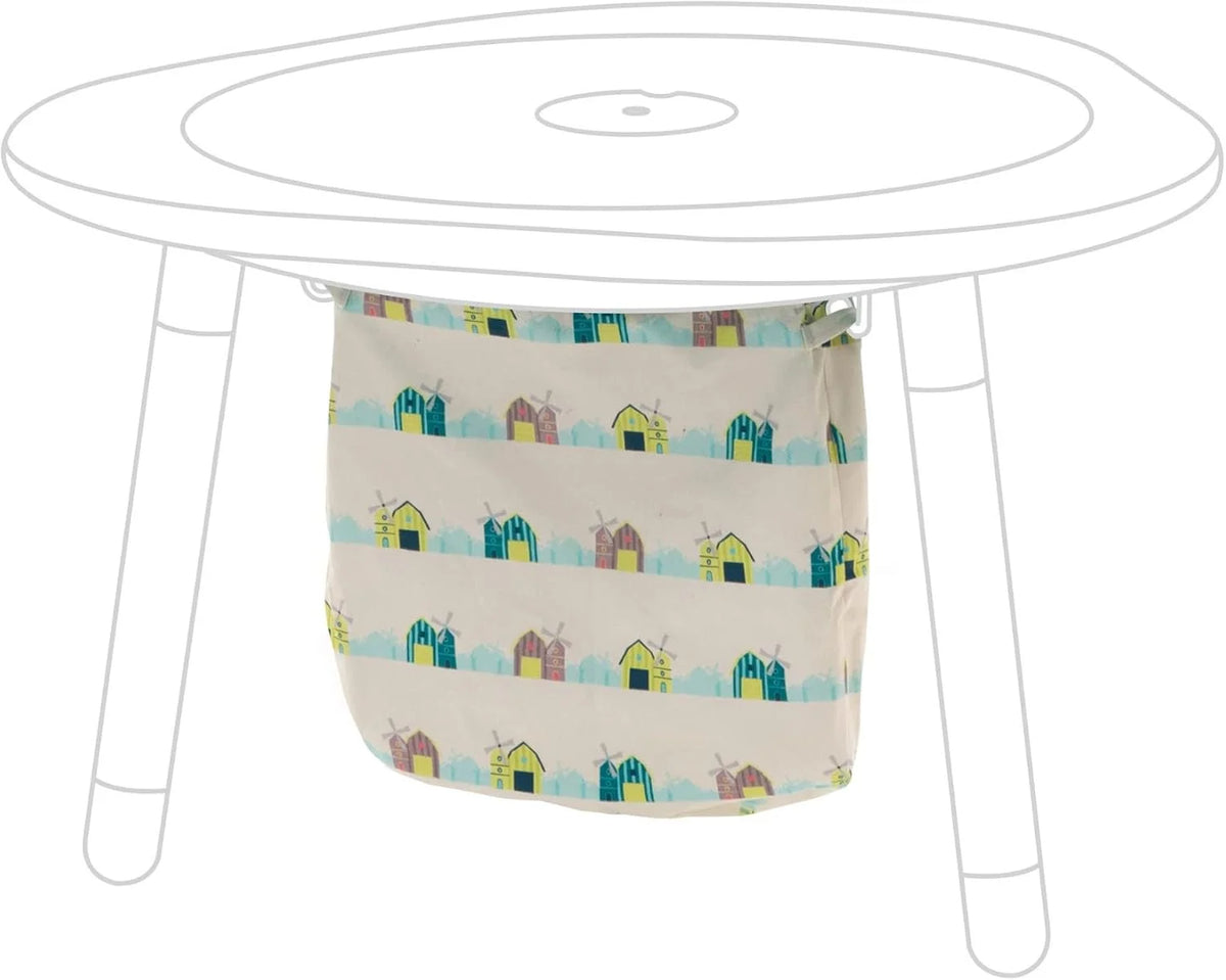 Stokke MuTable Cotton Bag, Windmills - Toy Storage Bag for Small to Medium-Sized Toys - Made of Soft Cotton - Lightweight, Easy to Carry