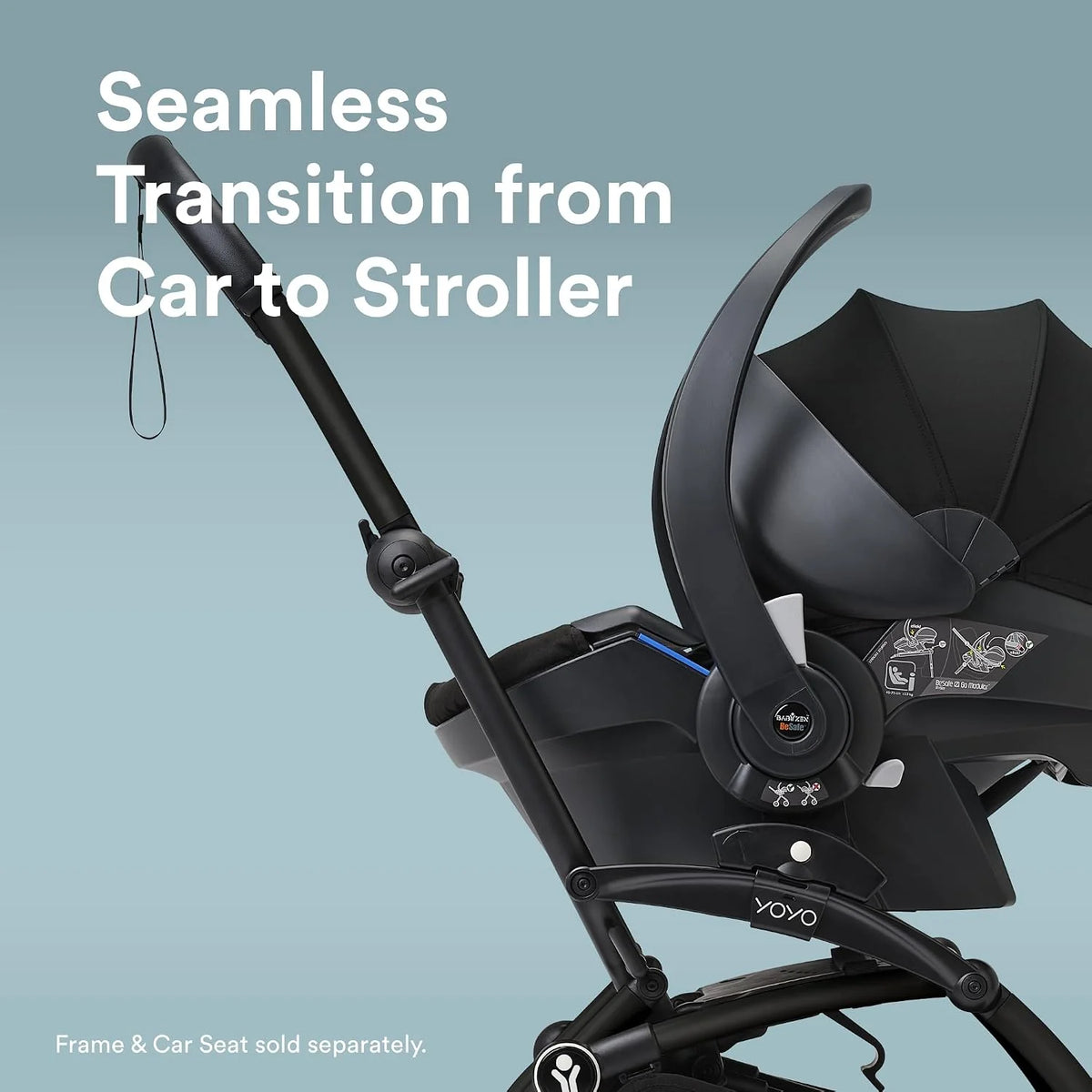 Stokke YOYO Car Seat Adapters, L Version, Car Seat to YOYO3 Stroller Frame