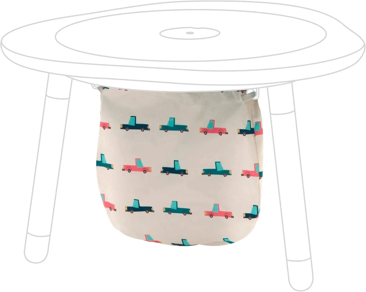Stokke MuTable Cotton Bag, Cars - Toy Storage Bag for Small to Medium-Sized Toys - Made of Soft Cotton - Lightweight, Easy to Carry