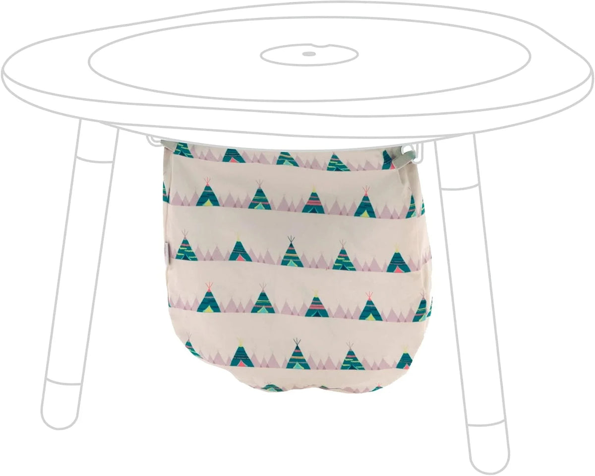 Stokke MuTable Cotton Bag, Tepees - Toy Storage Bag for Small to Medium-Sized Toys - Made of Soft Cotton - Lightweight, Easy to Carry