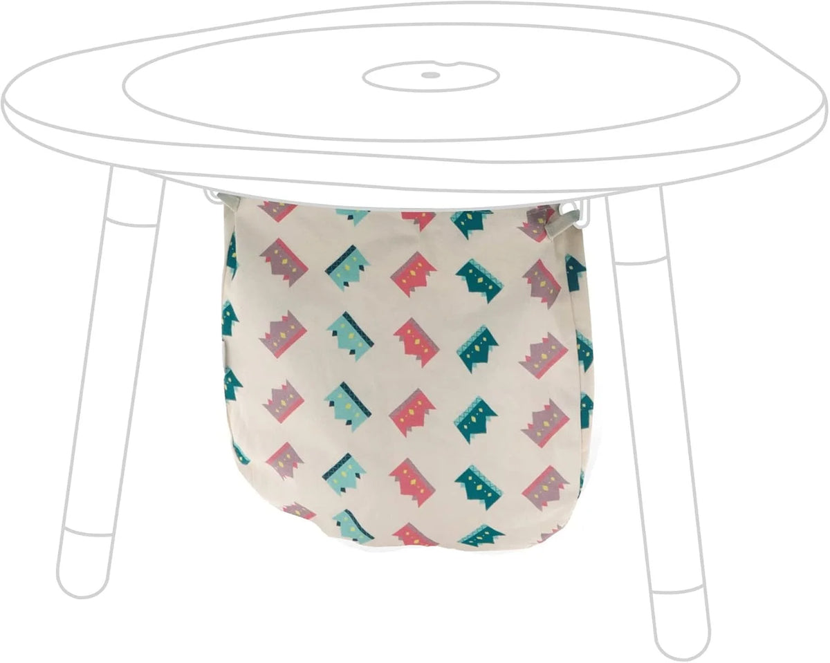Stokke MuTable Cotton Bag, Crowns - Toy Storage Bag for Small to Medium-Sized Toys - Made of Soft Cotton - Lightweight, Easy to Carry