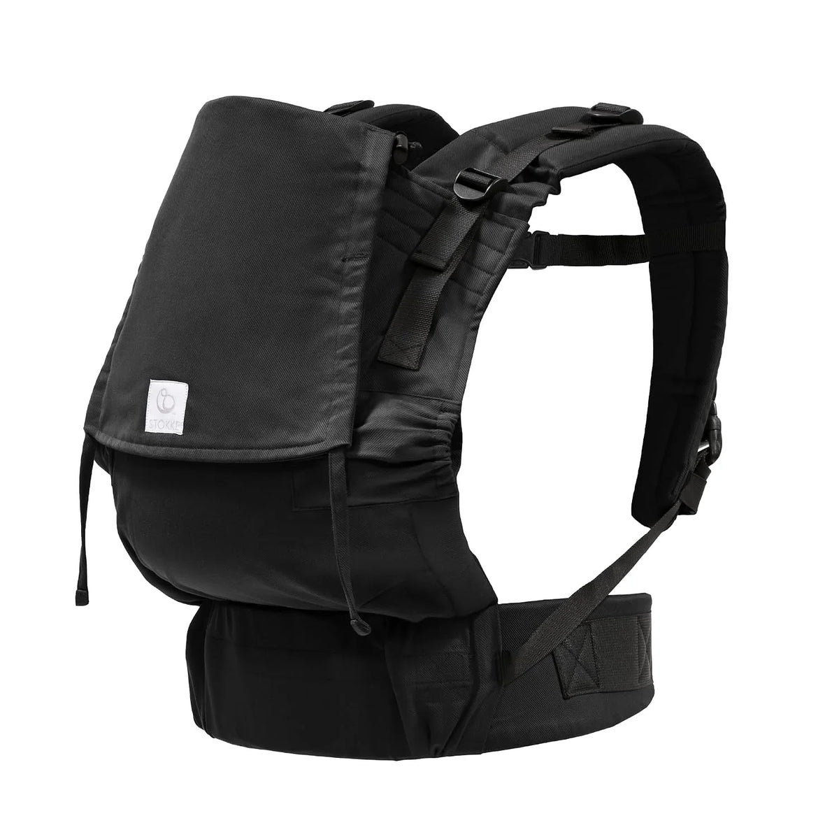 Stokke Limas Carrier Flex, Black (OCS) - Full-Buckle Baby Carrier - Three Carrying Options - Safe for Babies from 1 Month/8.8 lbs to 44.1 lbs