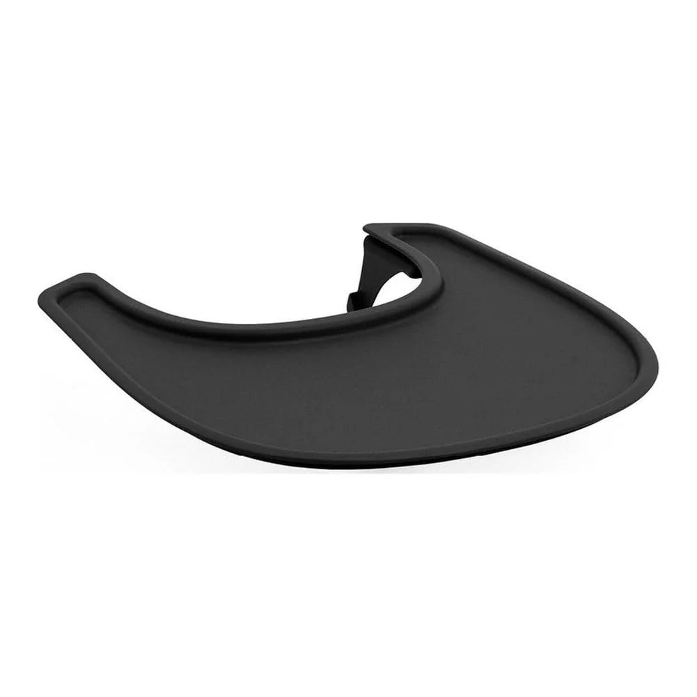 Stokke Tray for Nomi, Black - Easily Mounts on Stokke Nomi Baby Set - Dishwasher-Safe, Food-Grade Plastic