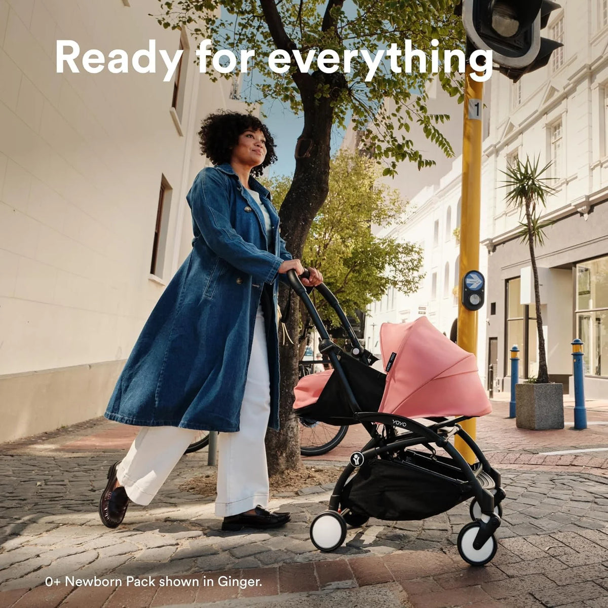 Stokke YOYO3 Stroller from Newborn to Toddler, Easy Folding, Black/Taupe